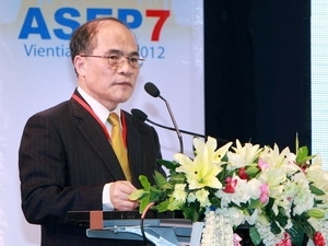 Presidente del Parlamento vietnamita concluye su participación en ASEP -7